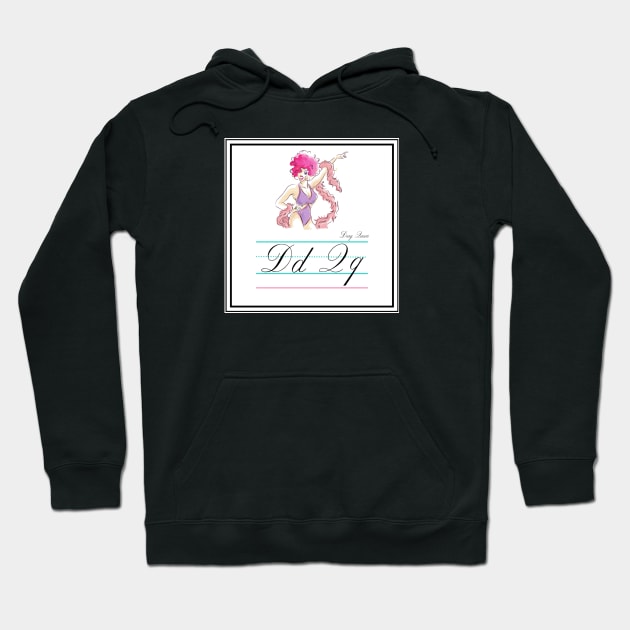 Drag Queen Queer Alphabet Card Hoodie by 3mosCreatives